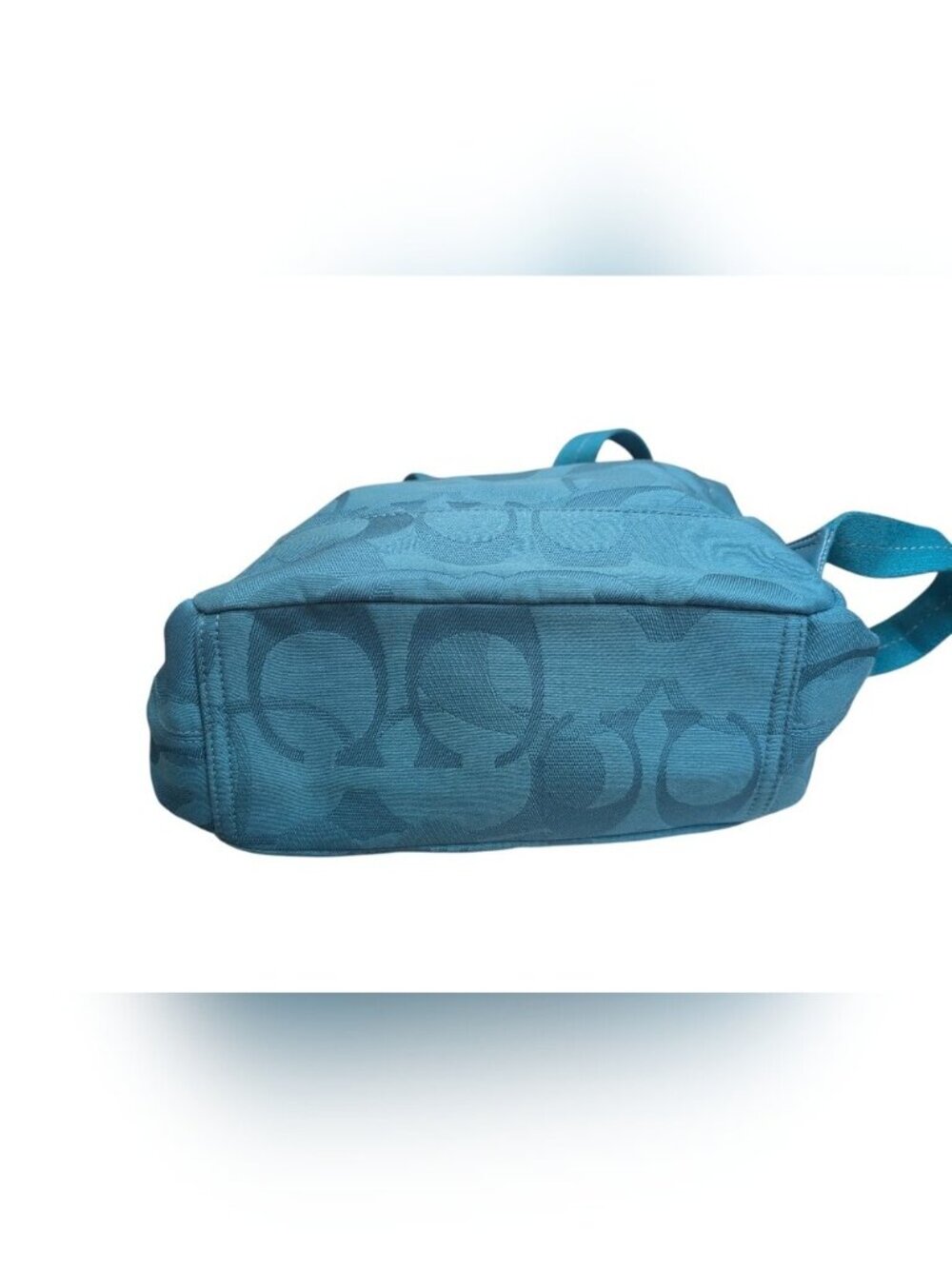 Coach Signature Canvas Drawstring Backpack Y2K - Picture 5 of 16